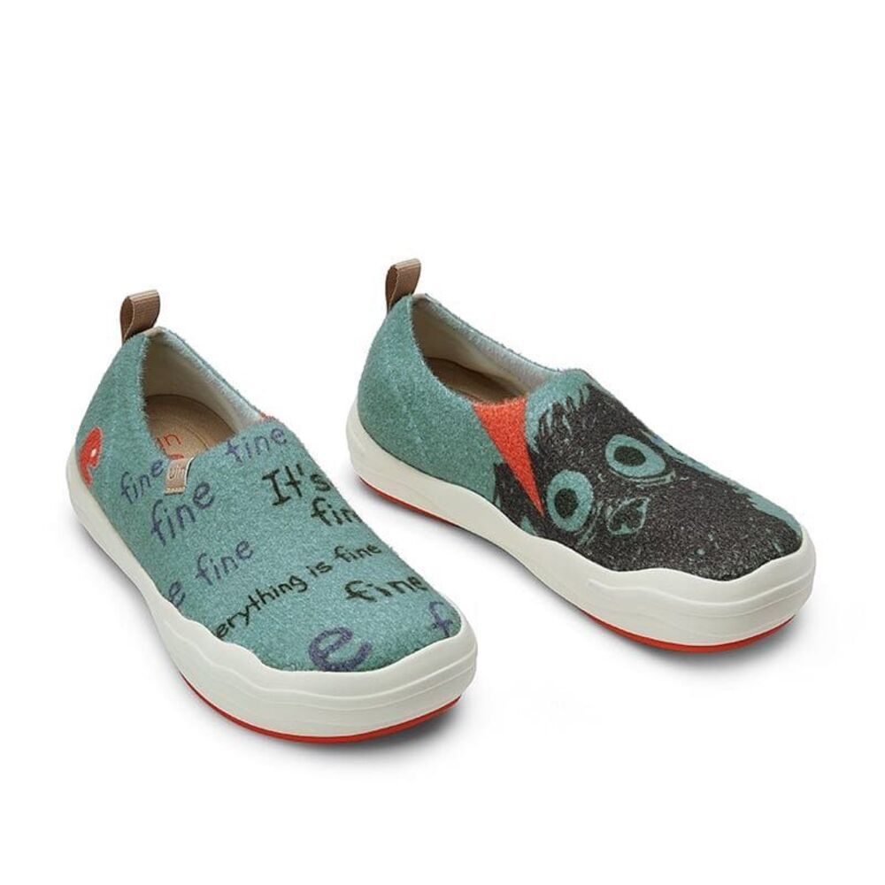 UIN Women’s Walking Shoes Slip On Sneaker (I'm Fine 2 Toledo VIII)